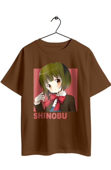 Oversized t-shirt with prints Kiniro Mosaic Shinobu Omiya. Anime, gold mosaic, kiniro mosaic, kinmoza, manga, shinobu, shinobu omiya. 2070702