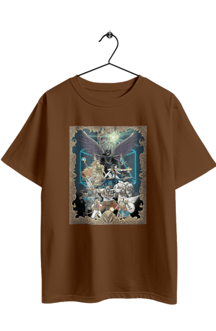 Футболка оверсайз з принтом "Легенда вокс машина". Вокс, вокс машина, машина, мультсериал, приключения, сериал, фентезі. 2070702