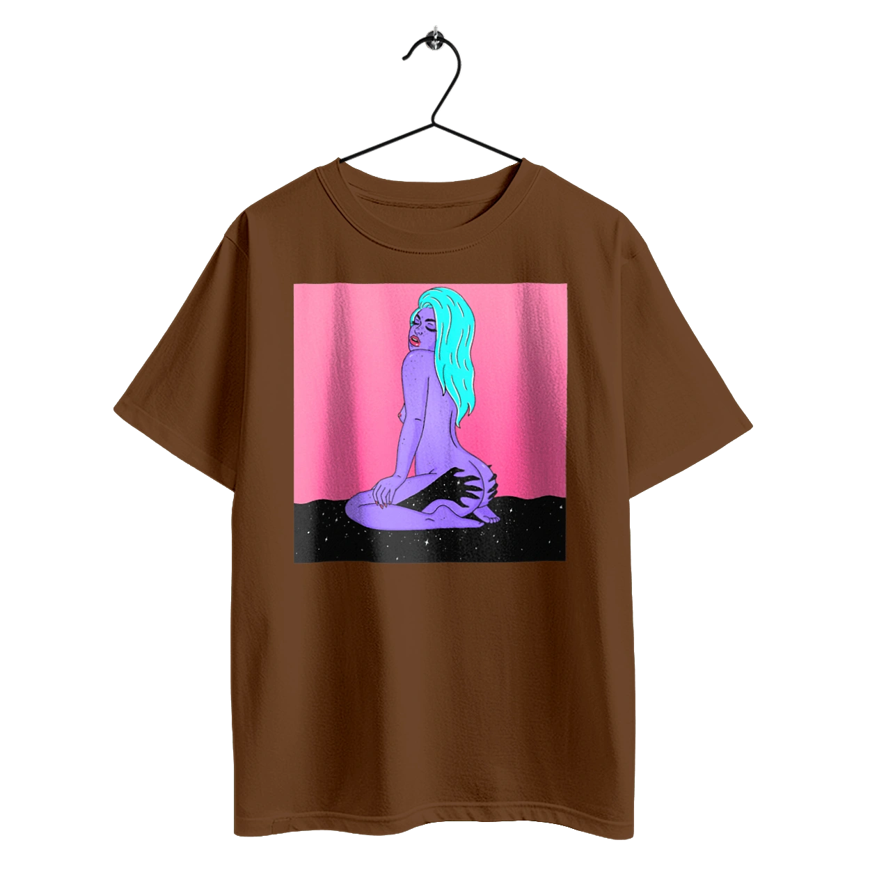 Purple Girl In Hands