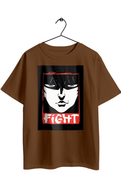 Футболка оверсайз з принтом "Боєць Баки". Anime, hanma baki, manga, аніме, боєць баки, бойові мистецтва, манга, серіал. 2070702