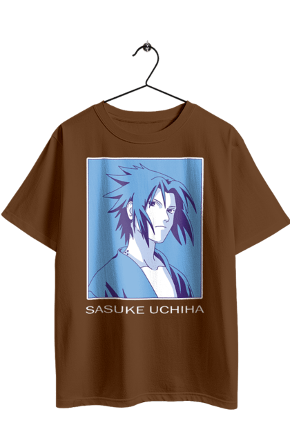 Oversized t-shirt with prints Naruto Sasuke Uchiha. Anime, manga, naruto, sasuke, sasuke uchiha, team 7, team number 7, uchiha. 2070702