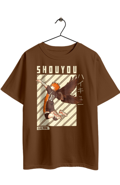 Футболка оверсайз з принтом "Волейбол!! Хіната". Anime, haikyu, hinata, manga, shoyo hinata, аніме, волейбол, манга, хіната, шьо хіната. 2070702