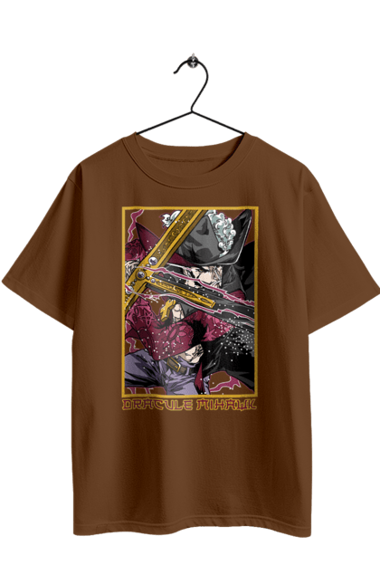 Футболка оверсайз з принтом "Ван Піс Дракуль Міхок". Dracule mihawk, mihawk, one piece, аніме, ван пис, ван піс, дракуль міхок, манга, міхок. 2070702