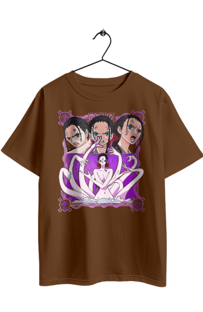 Футболка оверсайз з принтом "Ван Піс Ніко Робін". Nico robin, one piece, аніме, ван пис, ван піс, дитина диявола, манга, ніко робін, світ революції. 2070702