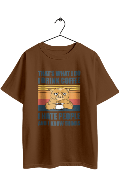 Футболка оверсайз з принтом "Невдоволений кіт". Angular, c, css, html, it, javascript, jquery, php, python, react, svelt, vue, айтишник, айті, гумор, код, кодувати, прогер, програміст, програмісти, ти ж, ти ж програміст, тиж програміст. 2070702