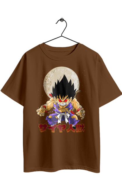 Футболка оверсайз з принтом "Перли дракона Сон Гоку". Dragon ball, manga, son goku, аніме, гоку, манга, перли дракона, сон гоку. 2070702