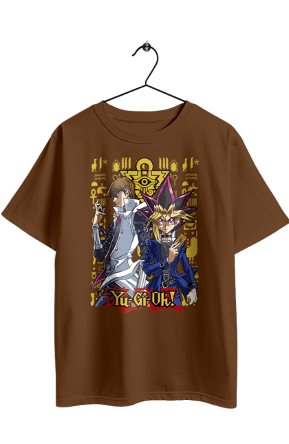 Футболка оверсайз з принтом "Yu Gi Oh! Сето Кайба". Seto kaiba, yu gi oh, акціонер, аніме, гравець, манга, сето кайба, югіо. 2070702