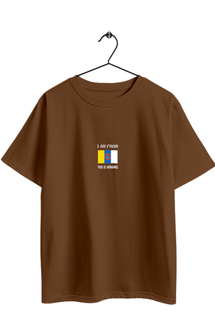 Футболка оверсайз з принтом "Прапор Одеської області". Місто, область, одеса, прапор, україна. 2070702