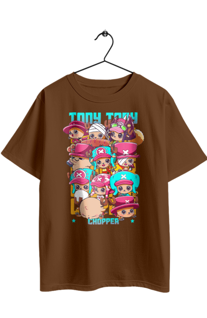 Футболка оверсайз з принтом "Ван Піс Тоні Тоні Чоппер". One piece, аніме, ван пис, манга, пригоди, ранобе, серіал, тоні тоні чоппер, фентезі. 2070702