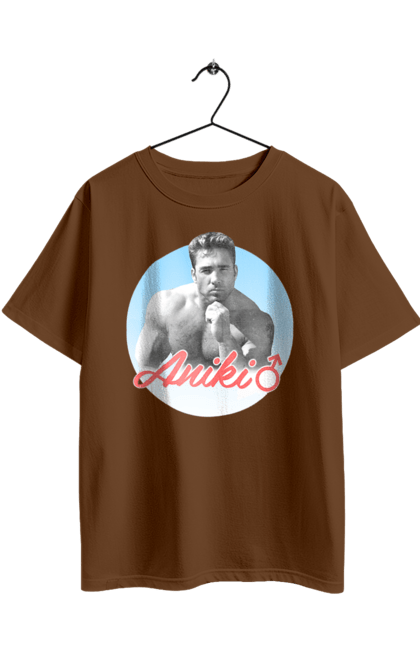 Футболка оверсайз з принтом "Біллі Херрінгтон". Аніки, біллі, біллі херрінгтон, гачі, гачімучі, гумор, прикольна, херрінгтон. 2070702