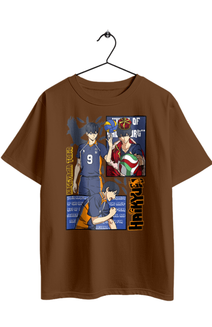 Футболка оверсайз з принтом "Волейбол!! Тобіо Кагеяма". Anime, haikyu, manga, tobio kageyama, аніме, волейбол, кагеяма, кей цукішіма, манга, тобіо кагеяма. 2070702