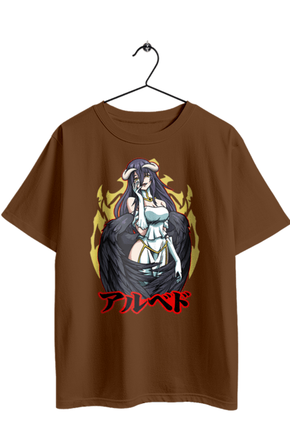 Футболка оверсайз з принтом "Оверлорд Альбедо". Albedo, overlord, альбедо, аніме, доглядач вартових, оверлорд, серіал. 2070702