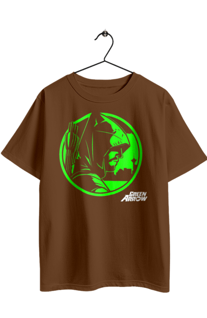 Oversized t-shirt with prints Green Arrow. Comics, dc comics, green arrow, oliver jonas, ollie. 2070702