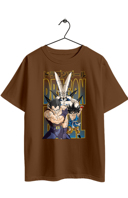 Футболка оверсайз з принтом "Перли дракона". Anime, dragon ball, goku, manga, vegeta, аніме, вегета, гоку, манга, перли дракона. 2070702