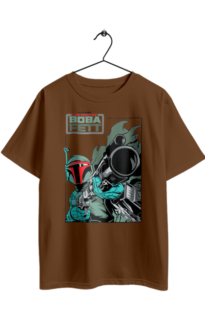 Oversized t-shirt with prints Boba Fett. Bob fett, boba fett, clone, head hunter, star wars. 2070702