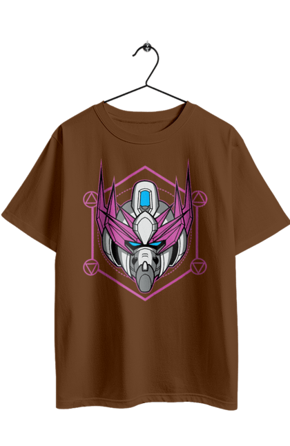 Футболка оверсайз с принтом Голова робота убийцы. Killer, killer robot, robot, голова робот, киборг, техника, убийца. 2070702