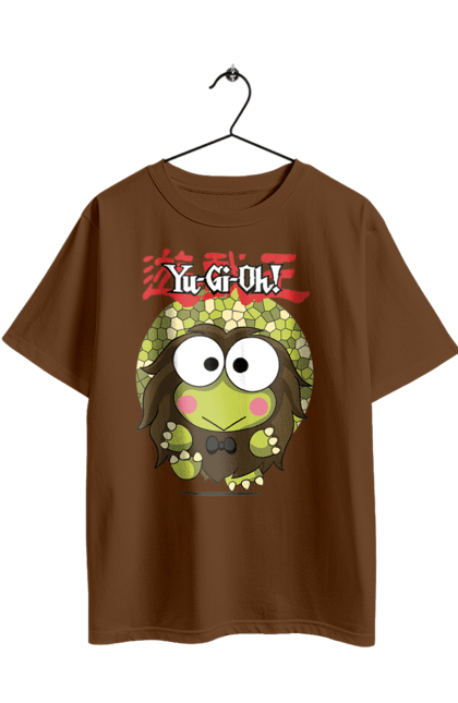 Oversized t-shirt with prints Yu Gi Oh! Keroppi. Brand, character, hello kitty, keroppi, yu gi oh, yugio. 2070702