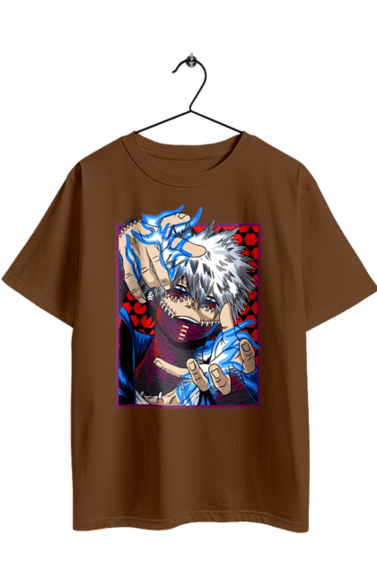 Футболка оверсайз с принтом Моя геройская академия Даби. Dabi, my hero academia, todoroki, toya todoroki, академия юэй, аниме, даби, манга, моя геройская академия, тойя тодороки. 2070702