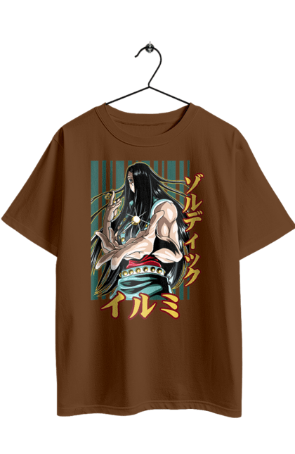 Oversized t-shirt with prints Hunter × Hunter Illumi Zoldyck. Anime, hunter, hunter × hunter, hunter hunter, illumi, illumi zoldyck, manga, zoldyck. 2070702