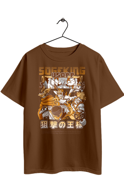 Футболка оверсайз з принтом "Ван Піс Усопп". One piece, usopp, аніме, ван пис, ван піс, манга, снайпер, усопп. 2070702