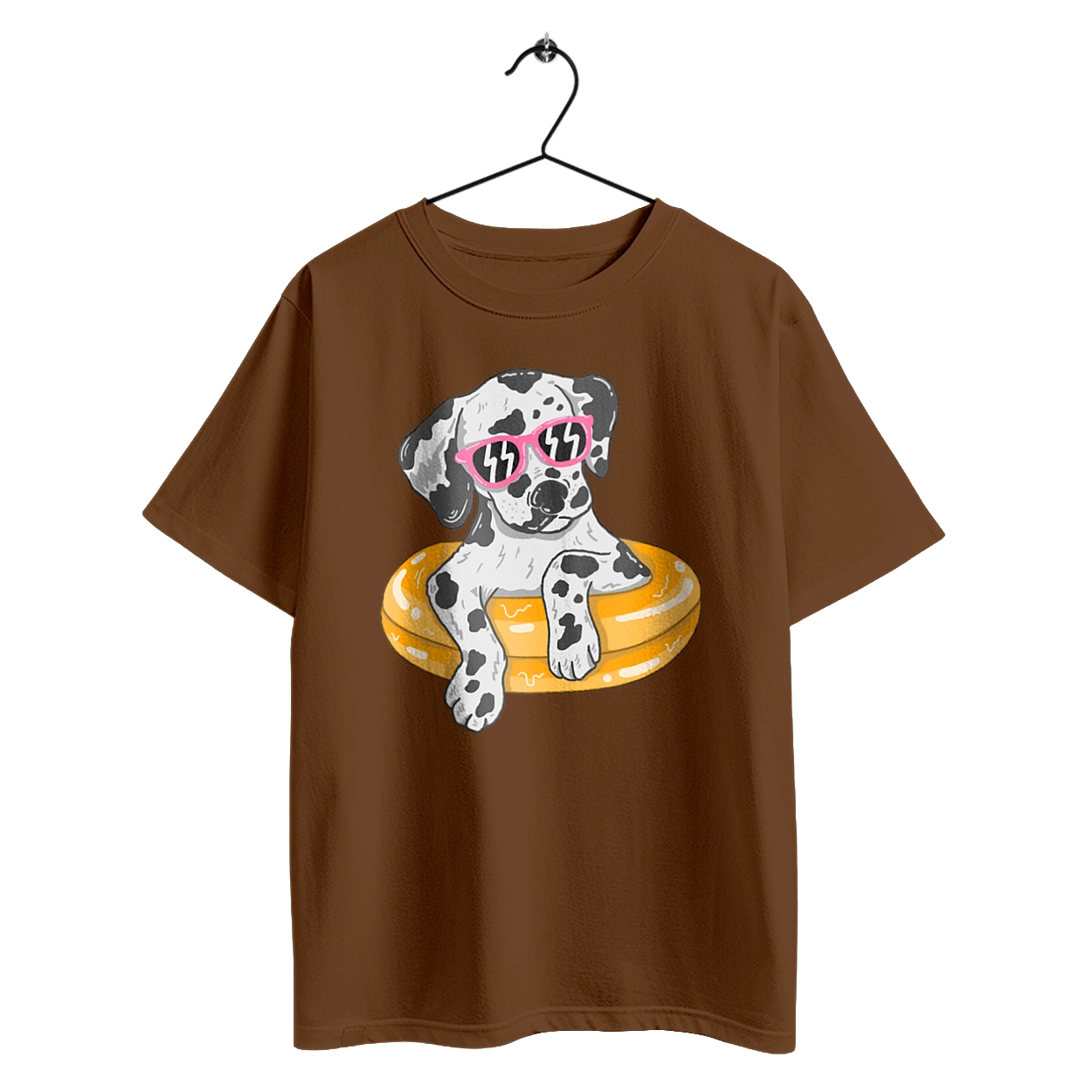 Dalmatian Swims In A Circle