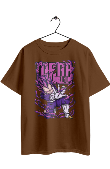 Футболка оверсайз з принтом "Перли дракона Вегета". Anime, dragon ball, goku, manga, vegeta, аніме, вегета, гоку, манга, перли дракона. 2070702