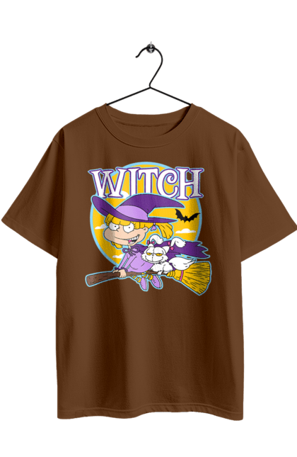 Футболка оверсайз з принтом "Невгамовні Анжеліка Піклз". Nickelodeon, rugrats, анжеліка піклс, мультсеріал, невгамовні, невгамовні дітки. 2070702