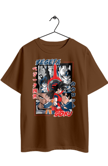 Футболка оверсайз з принтом "Перли дракона". Anime, dragon ball, goku, manga, vegeta, аніме, вегета, гоку, манга, перли дракона. 2070702