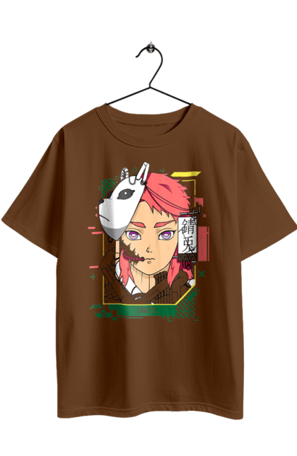 Футболка оверсайз з принтом "Винищувач Демонів Сабіто". Demon slayer, kimetsu no yaiba, sabito, аніме, винищувач демонів, манга, сабіто. 2070702