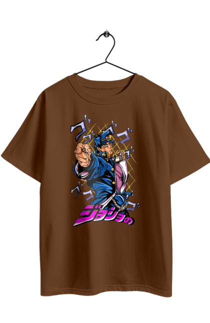 Футболка оверсайз з принтом "ДжоДжо Джотаро". Jojo, jojo’s bizarre adventure, jotaro, jotaro kujo, аніме, джотаро, джотаро куджо, манга, неймовірні пригоди джоджо. 2070702