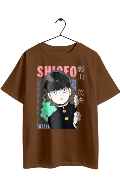 Oversized t-shirt with prints Mob Psycho 100. Anime, manga, mob, mob psycho 100, shigeo kageyama. 2070702