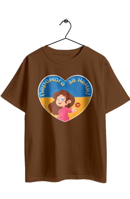 Футболка оверсайз з принтом "Перемога за нами". Im ukrainian, бавовна, війна, герб, доброго вечора, зсу, перемога за нами, прапор україни, русский корабль, україна. 2070702