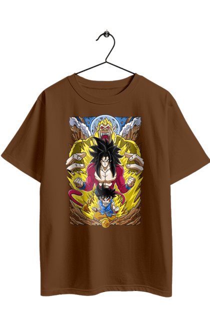 Футболка оверсайз з принтом "Перли дракона". Anime, dragon ball, goku, manga, vegeta, аніме, вегета, гоку, манга, перли дракона. 2070702