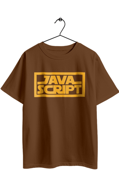 Футболка оверсайз з принтом "Джава скрипт". Айті, айтішник, джава скрипт, для айтішника, для програміста, подарунок айтішнику, подарунок програмісту, програміст, розробник, ява скрипт. 2070702