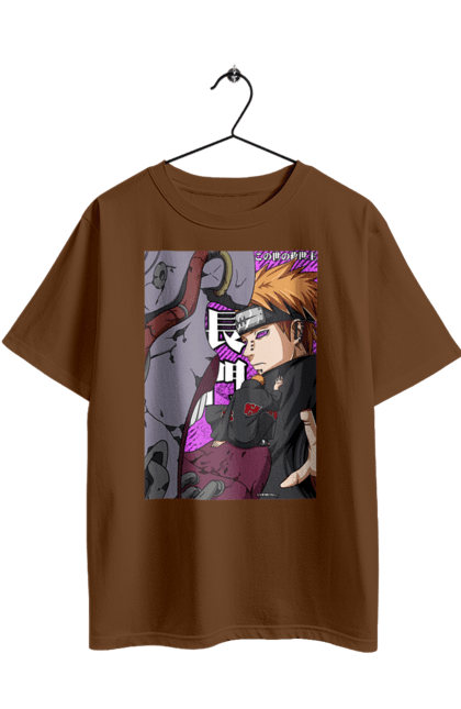 Oversized t-shirt with prints Naruto Yahiko. Akatsuki, anime, character, manga, naruto, ninja, pain, tv series, yahiko. 2070702
