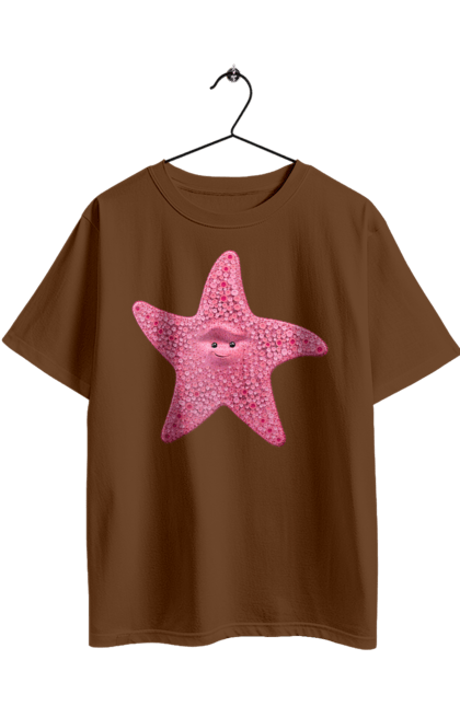 Футболка оверсайз с принтом Звезда, В Поисках Немо, Мультик. В поисках немо, звезда, мультик. 2070702