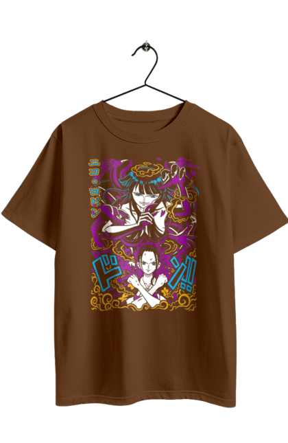 Футболка оверсайз з принтом "Ван Піс Ніко Робін". Nico robin, one piece, аніме, ван пис, ван піс, дитина диявола, манга, ніко робін, світ революції. 2070702