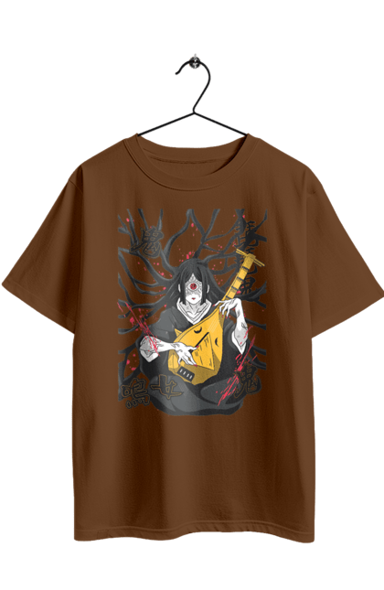 Футболка оверсайз з принтом "Винищувач Демонів Накіме". Demon slayer, kimetsu no yaiba, nakime, аніме, винищувач демонів, вища луна, дванадцять лун, демон, манга, накіме. 2070702