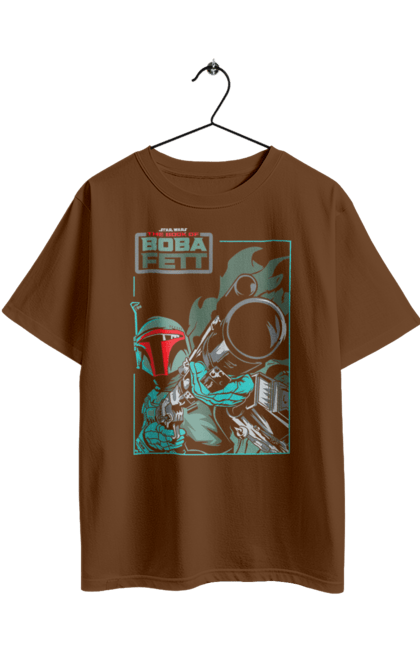 Oversized t-shirt with prints Boba Fett. Bob fett, boba fett, clone, head hunter, star wars. 2070702
