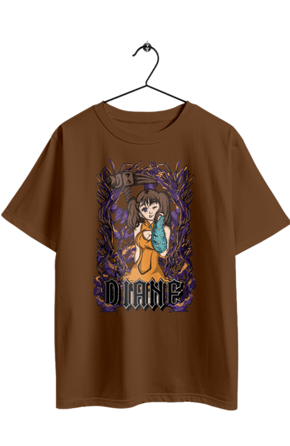 Футболка оверсайз з принтом "Сім Смертних Гріхів Діана". Diana, diane, seven deadly sins, аніме, діана, комедія, манга, пригоди, сім смертних гріхів, фентезі. 2070702