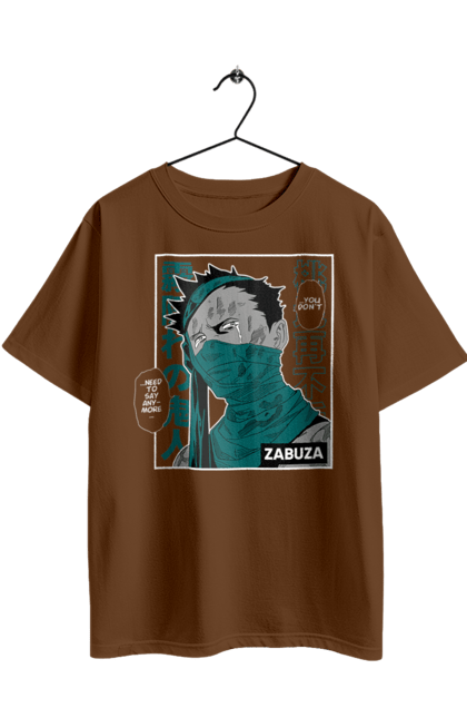 Футболка оверсайз с принтом Наруто Забуза Момочи. Naruto, zabuza momochi, аниме, демон скрытого тумана, манга, наруто, персонаж, сериал. 2070702