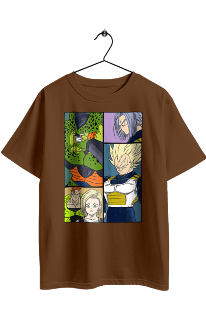 Футболка оверсайз з принтом "Перли дракона". Anime, dragon ball, goku, manga, vegeta, аніме, вегета, гоку, манга, перли дракона. 2070702