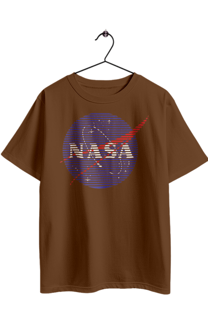 Футболка оверсайз з принтом "NASA". Nasa, авіація, астронавтика, дослідження, космонавтика, космос, наука, ракета, сша, технології. 2070702