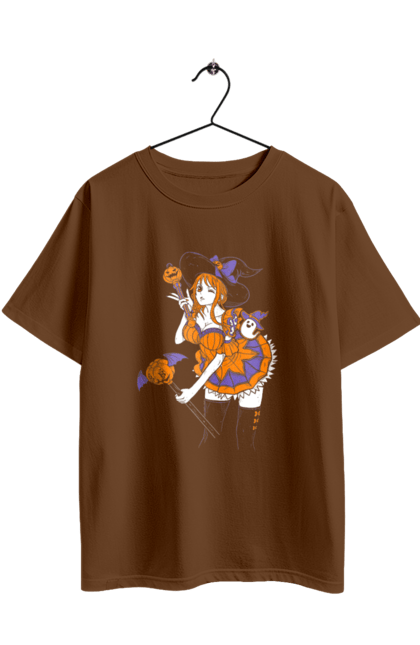 Футболка оверсайз з принтом "Ван Піс Намі". Cat burglar, nami, one piece, аніме, ван пис, ван піс, кішка-злодійка, манга, намі. 2070702