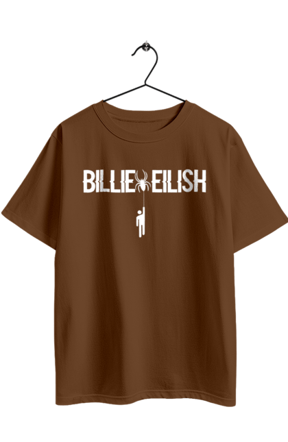 Футболка оверсайз з принтом "Біллі Айліш". Біллі айліш, логотип біллі айліш, принт біллі айліш, співачка біллі айліш. 2070702