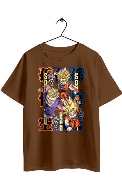 Футболка оверсайз з принтом "Перли дракона". Anime, dragon ball, goku, manga, vegeta, аніме, вегета, гоку, манга, перли дракона. 2070702