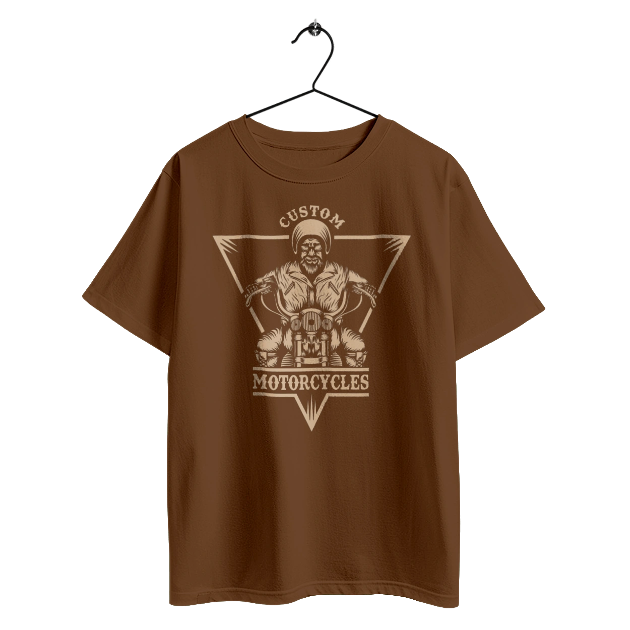 Skeleton on a motorcycle