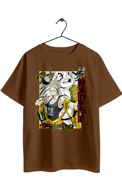 Футболка оверсайз з принтом "Повість про кінець світу Будда". Anime, buddha, manga, record of ragnarok, аніме, будда, комікс, манга, нетфлікс. 2070702