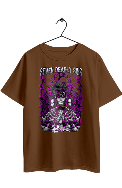 Oversized t-shirt with prints Black Clover Asta. Anime, asta, black clover, manga, wizard king. 2070702