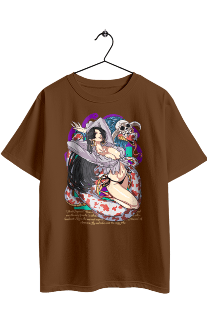 Футболка оверсайз з принтом "Ван Піс Боа Хенкок". Boa hancock, one piece, pirate empress, аніме, боа хенкок, ван пис, ван піс, манга, піратська імператриця. 2070702